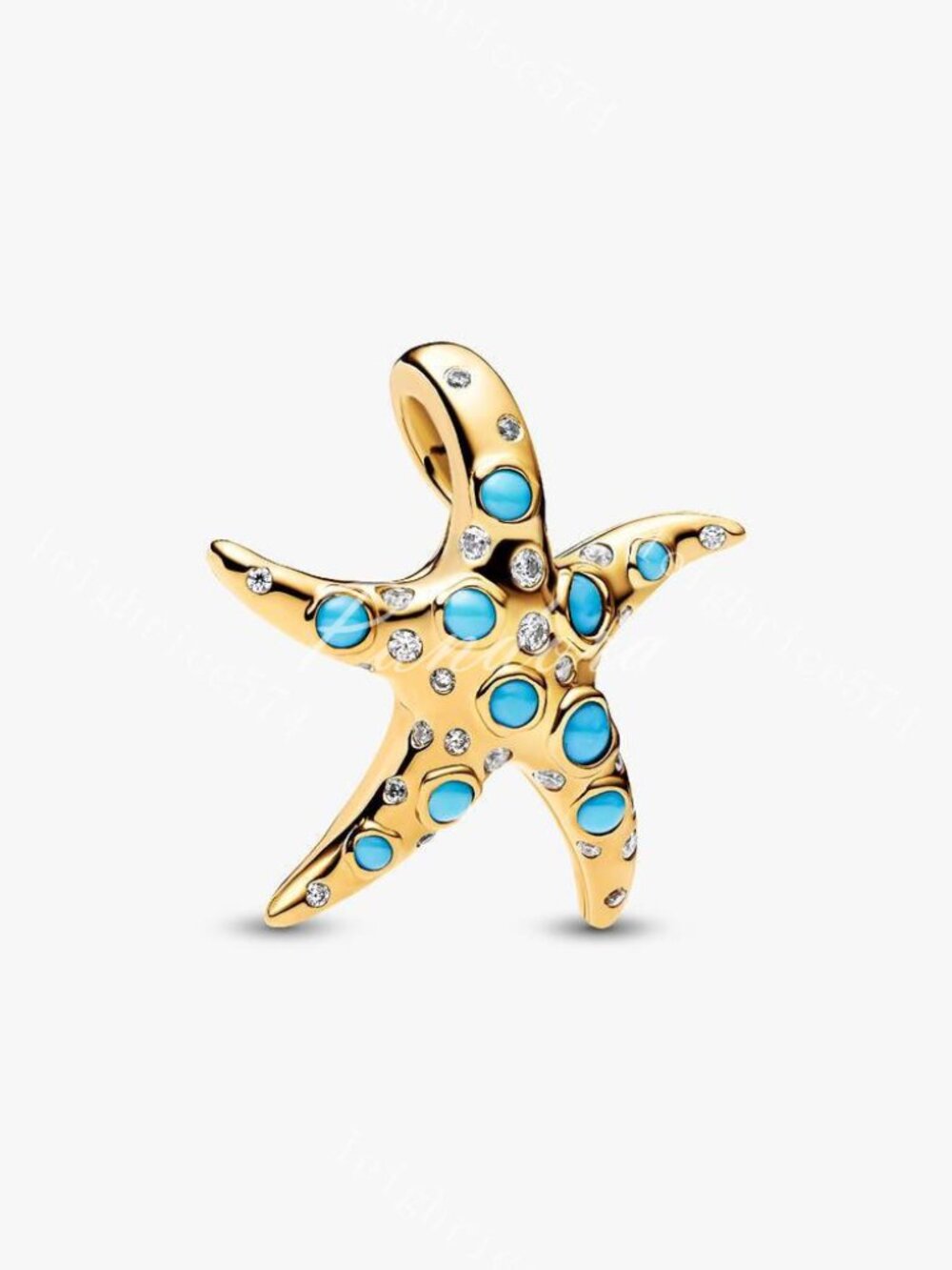 Pandora Sparkling Blue Starfish Dangle Charm